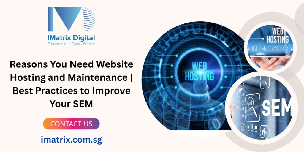 Web Hosting & Maintenance Support in Singapore